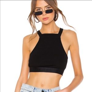 Alexander Wang Black Crop Top Tank Medium